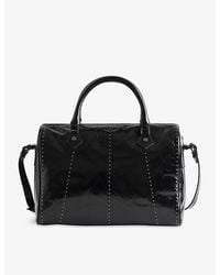 Zadig & Voltaire - Sunny Vibe Medium Patent-Leather Tote Bag - Lyst