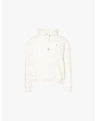 Polo Ralph Lauren - Embroidered-Logo Double-Knit Cotton-Jersey Hoody - Lyst