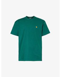 Carhartt - Chase Brand-embroidered Cotton-jersey T-shirt X - Lyst