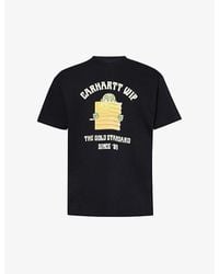 Carhartt - Gold Graphic-print Organic-cotton T-shirt X - Lyst
