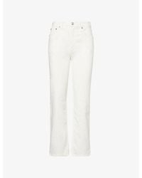 Rag & Bone - Harlow Straight-Leg Denim Jeans - Lyst