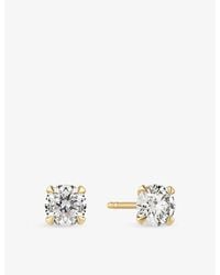 Sif Jakobs - Venice Solitaire 14Ct And 0.50Ct Lab Grown Diamond Earrings - Lyst