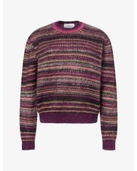Isabel Marant - Morine Striped Mohair-Blend Jumper - Lyst