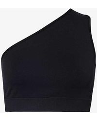 Rick Owens - One-shoulder Slim-fit Stretch-woven Top X - Lyst