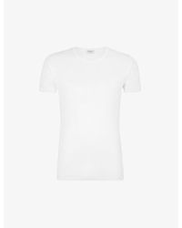 Zimmerli of Switzerland - Crew-Neck Cotton T-Shirt - Lyst