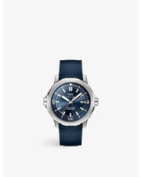 IWC Schaffhausen - Iw328801 Aquatimer Stainless-steel And Rubber Automatic Watch - Lyst