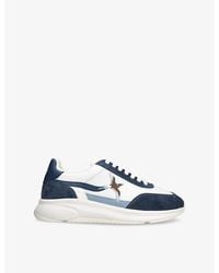 Axel Arigato - Genesis Neo Bird Suede And Leather Low-Top Runner Trainers - Lyst