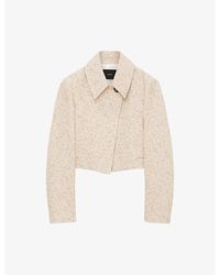 JOSEPH - Josset Tweed-texture Woven Jacket - Lyst