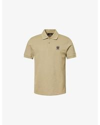 Belstaff - Regular-Fit Logo-Patch Cotton Polo Shirt - Lyst