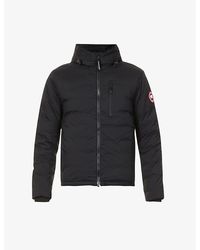 Canada Goose - Lodge Logo-patch Shell-down Hooded Puffer Jacket X - Lyst
