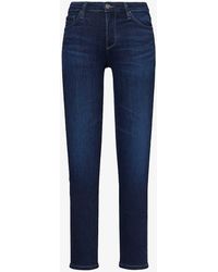 AG Jeans - Prima Ankle Slim-fit Mid-rise Stretch-denim Jeans - Lyst