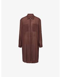 Seafolly - Crinkle Cotton-Twill Beach Shirt - Lyst