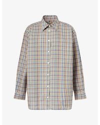 TOTEME - Classic Check Cotton Shirt - Lyst