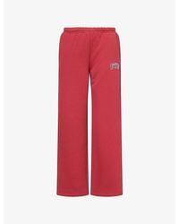 The Couture Club - Logo-Embroidered Straight-Leg Cotton Jogging Bottoms - Lyst