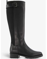dune black riding boots