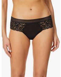 Wacoal - Raffiné Lace Stretch-Lace Tanga Briefs - Lyst