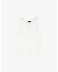 Soeur - Dolly Brand-Embroidered Cotton Vest Top - Lyst