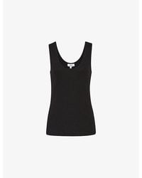 Reiss - Ribbed Stretch-Cotton Vest - Lyst