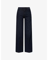 PAIGE - Sasha Wide-Leg Denim Jeans - Lyst