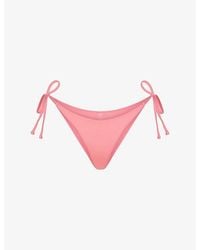 Skims - Signature Swim Dipped Tie Bikini Bottoms - Lyst