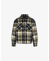 Represent - Textured Padded Woven Overshirt - Lyst