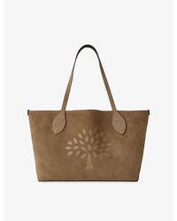 Mulberry - Small Tree Suede Tote Bag - Lyst