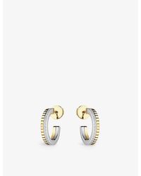 Boucheron - Quatre Radiant Edition 18Ct And- 0.24Ct Diamond Hoop Earrings - Lyst