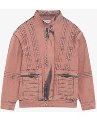 IRO - Odil Faded-wash Oversized Denim Jacket - Lyst