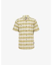 Patagonia - Back Step Cheque Short-Sleeve Cotton-Blend Shirt - Lyst