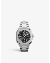 Bell & Ross - Br05g-bl-st/sst Stainless-steel Automatic Watch - Lyst