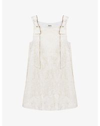Ro&zo - Heidi Jacquard Woven Mini Dress - Lyst