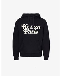 KENZO - X Verdy Graphic-print Cotton-jersey Hoody - Lyst