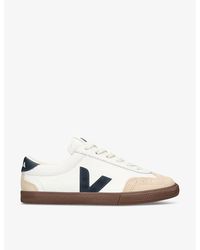 Veja - Volley Logo-embroidered Canvas Low-top Trainers - Lyst