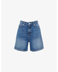 Whistles - Regular-Fit High-Rise Denim Shorts - Lyst