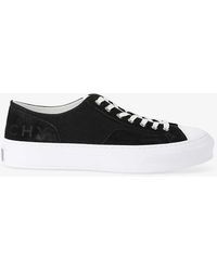 Givenchy - City Contrast-sole Leather Low-top Trainers - Lyst