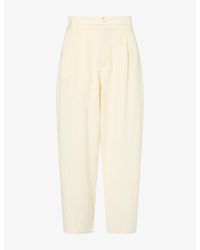 DARKPARK - Phebe Wide-Leg Wool And Cashmere Trousers - Lyst