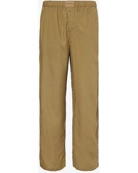 Calvin Klein - Branded-patch Elasticated-waist Woven Pyjama Trousers - Lyst
