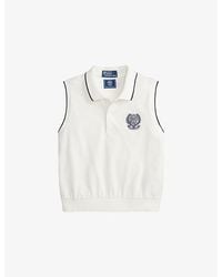 Polo Ralph Lauren - X Wimbledon Sleeveless Stretch-Cotton Polo Shirt - Lyst