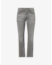 Nudie Jeans - Solid Ollie Straight-Leg Denim Jeans - Lyst