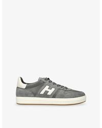 Hogan - Allacciato H668 Suede Trainers - Lyst