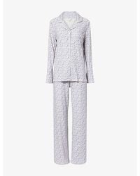 THE NAP CO - Stretch Long-Sleeve Modal-Jersey Pyjama Set - Lyst