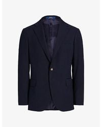 Polo Ralph Lauren - Single-Breasted Notched-Lapel Wool Blend Blazer - Lyst