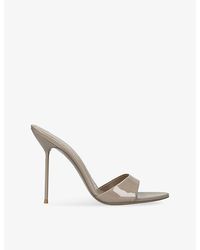Paris Texas - Lidia 105 Leather Heeled Mules - Lyst
