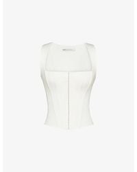 House Of Cb - The Balconette Woven Corset Top Xs (A-C Cup) - Lyst