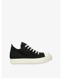Rick Owens - Hairy Classic Low Leather Trainers - Lyst