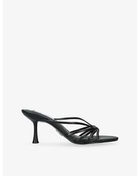Steve Madden - Edna Leather Heeled Sandals - Lyst