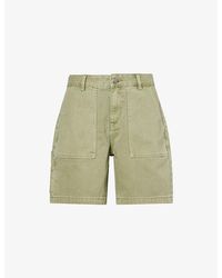 Arne - Carpenter Patch-Pocket Denim Shorts - Lyst