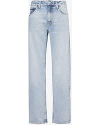 Nudie Jeans - Gritty Jackson Straight-leg Mid-rise Jeans - Lyst