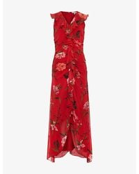 Phase Eight - Mae Floral-Print Woven Maxi Dress - Lyst