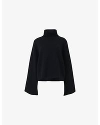eem - High-Neck Knitted Jumper - Lyst